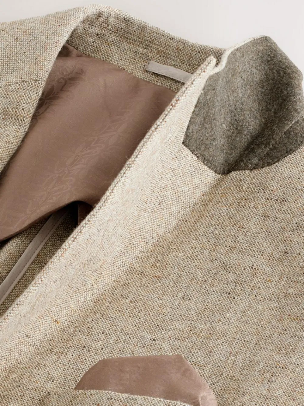Next Stone Slim Fit Wool Blend Donegal Suit Jacket^ Blazers & Formal Jackets
