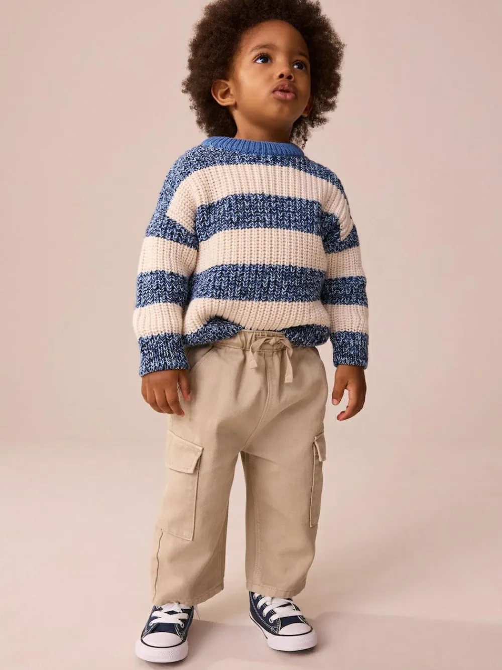 Next Wide Leg Cargo Trousers (3mths-7yrs)^BOY Joggers|Pants & Chinos