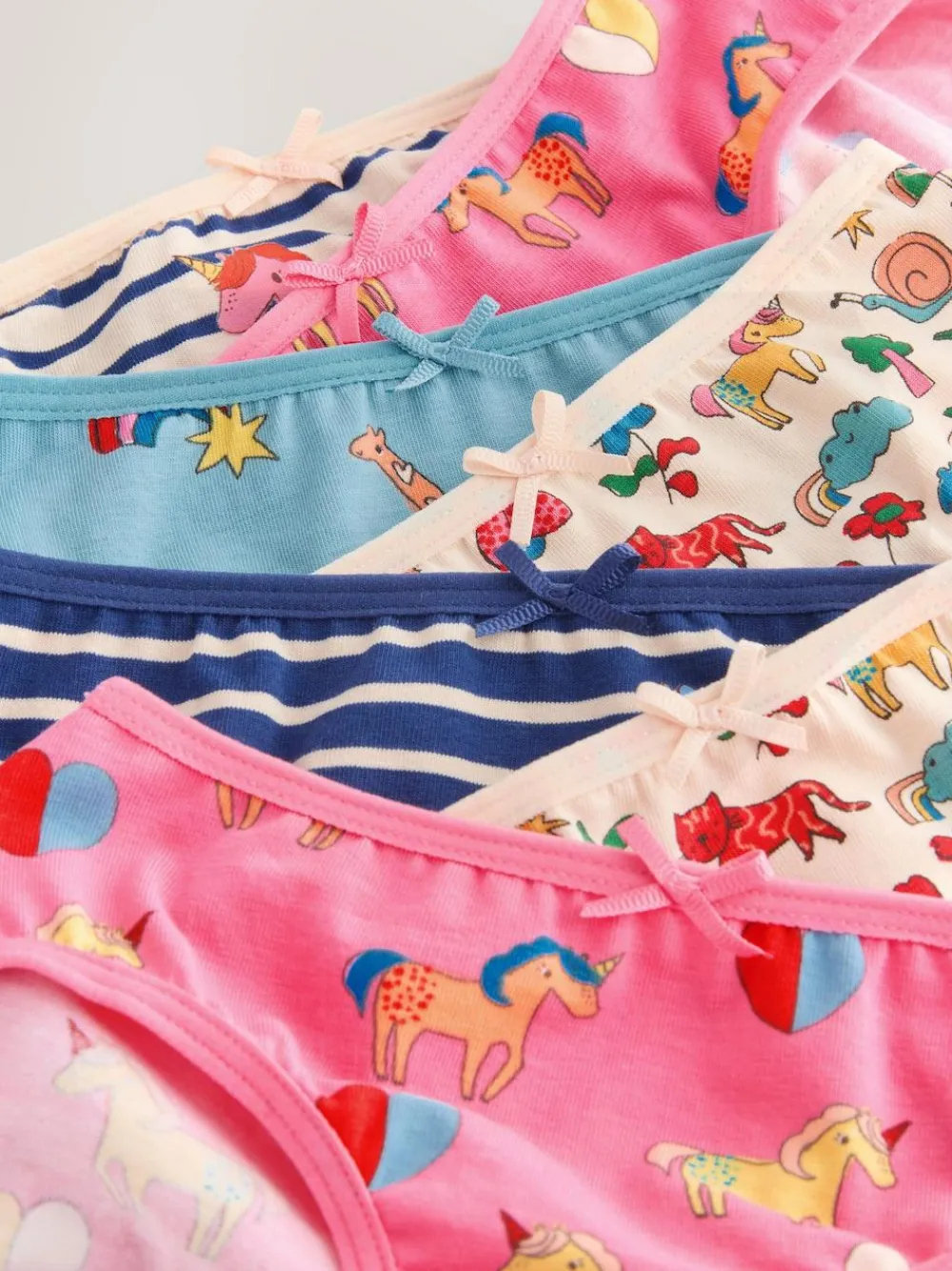 Best Next Stripe Unicorn Briefs 7 Pack (1.5-12yrs)