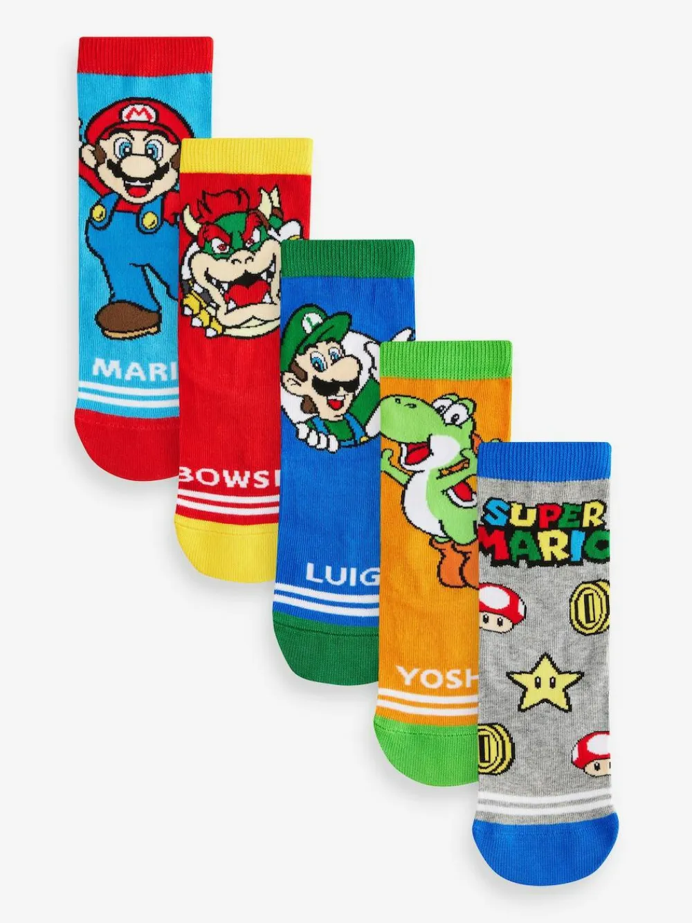 Next Character Cotton Rich Socks 5 Pack^BOY Socks