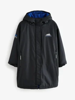 New Superdry Changing Robe Black/Blue