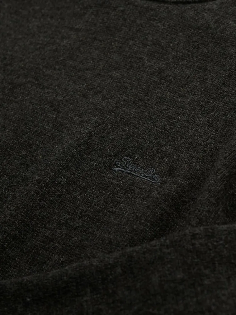 Best Superdry Midnight Charcoal Marl Wool Blend Jumper