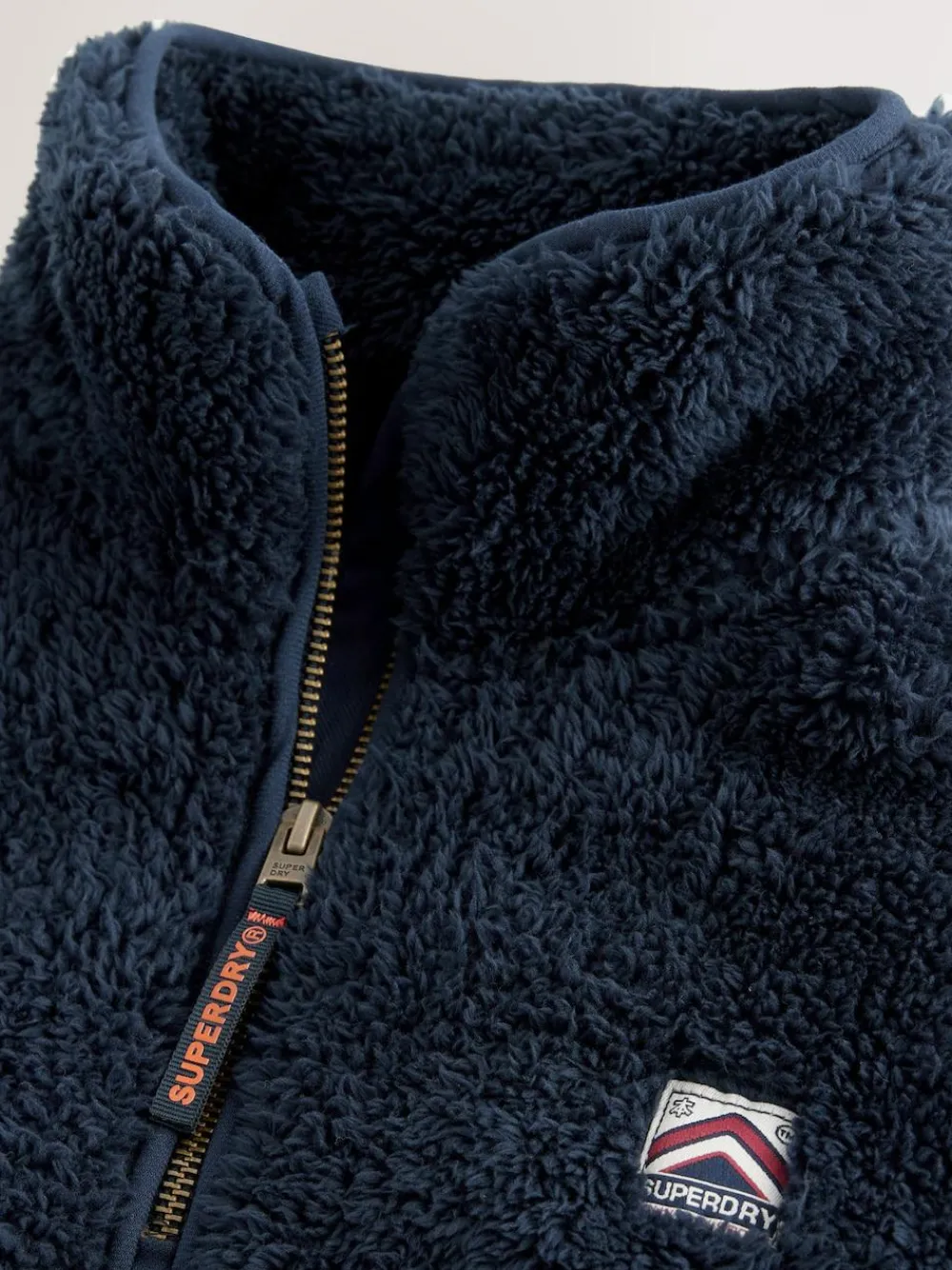 Superdry Navy Quarter Zip Fleece^ Cosy Club