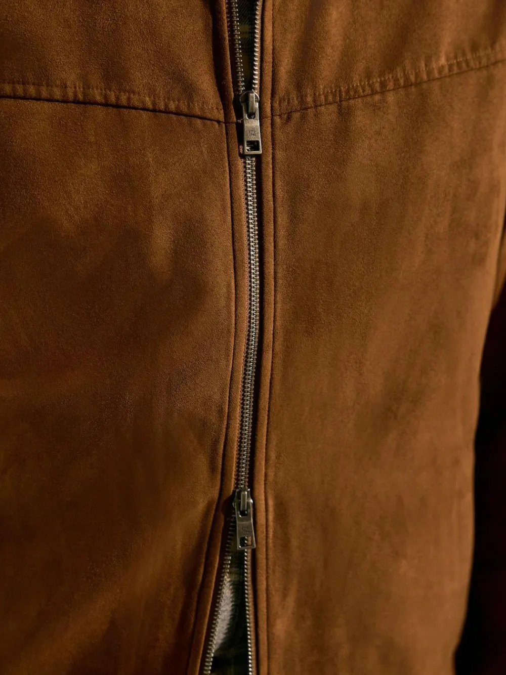 Next Tan Brown Faux Suede Harrington Jacket^ Coats & Jackets|Coats & Jackets