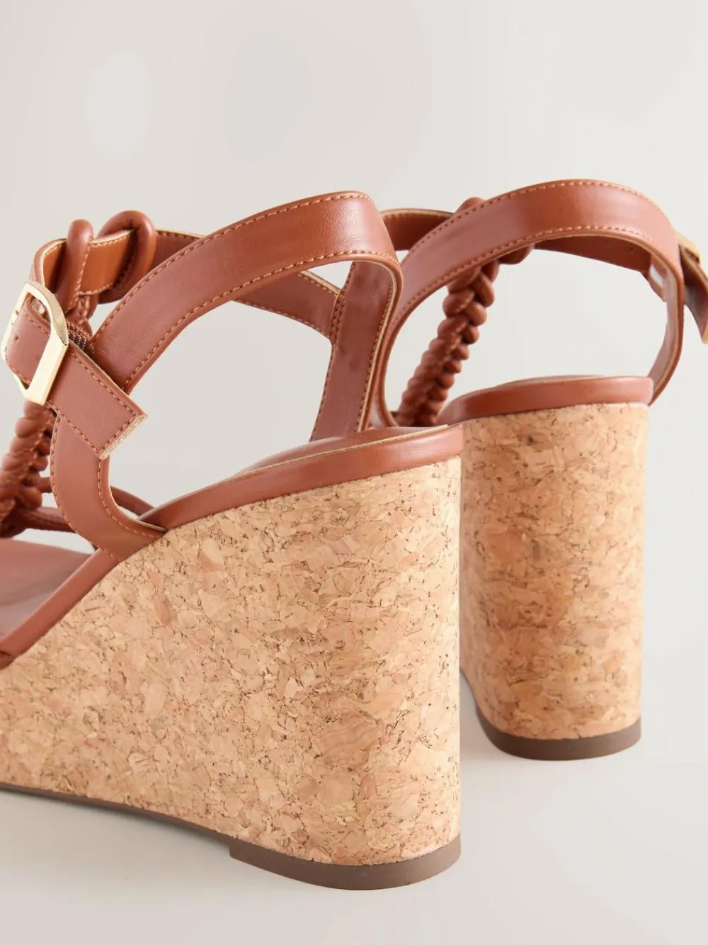 Next Forever Comfort® Plaited Strappy Wedge Heels^Women Heels
