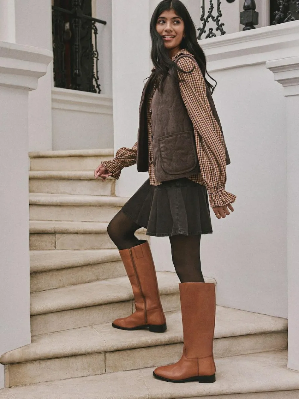 Next Standard/Wide Fit Forever Comfort® Flat Riding Boots^Women Wide Fit & Extra Wide Fit|Boots & Wellies
