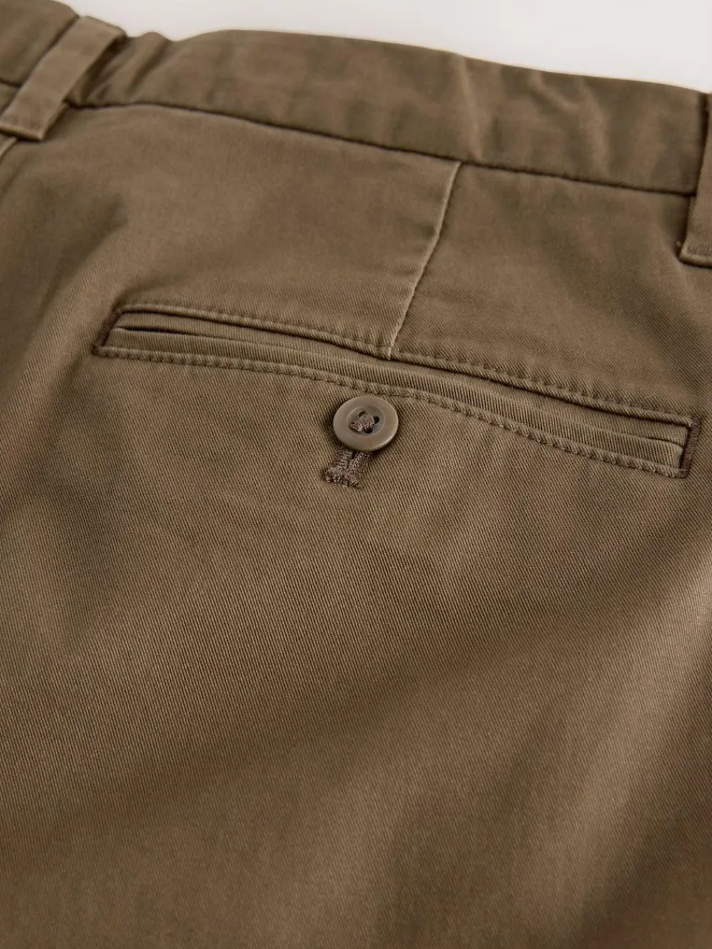 Next Regular Tapered Fit Single Pleated Stretch Chinos Trousers^ Pants & Chinos