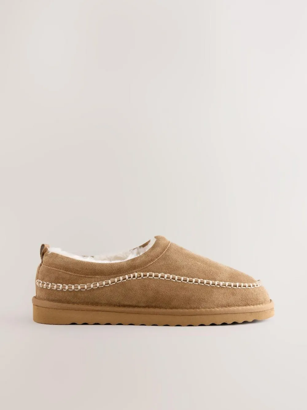 Next Signature Suede Stitch Detail Slippers^ Slippers|Slippers