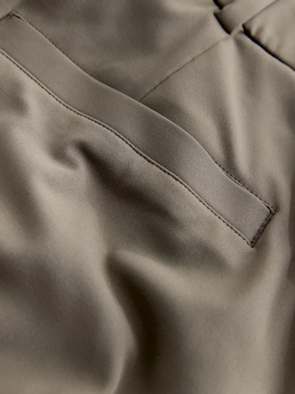 Clearance Next N. Premium Wide Leg Tailored Jersey Trousers Taupe Brown