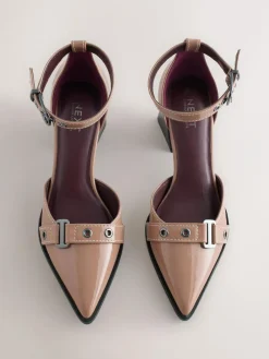Next Forever Comfort® Point Toe Buckle Block Heels^Women Occasionwear