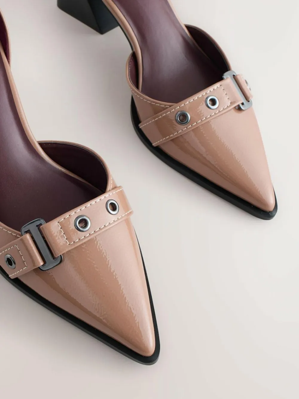 Next Forever Comfort® Point Toe Buckle Block Heels^Women Occasionwear