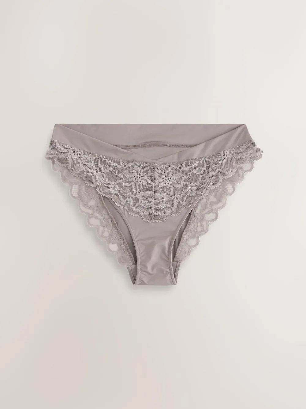 Next Ultimate Comfort Lace Back High Leg Knickers^Women Panties