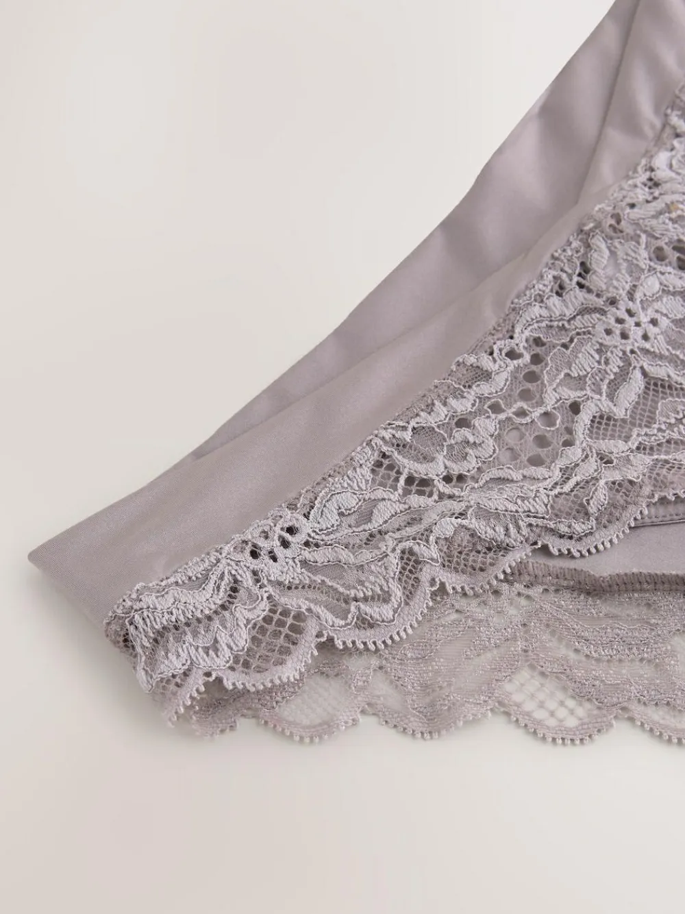 Next Ultimate Comfort Lace Back High Leg Knickers^Women Panties