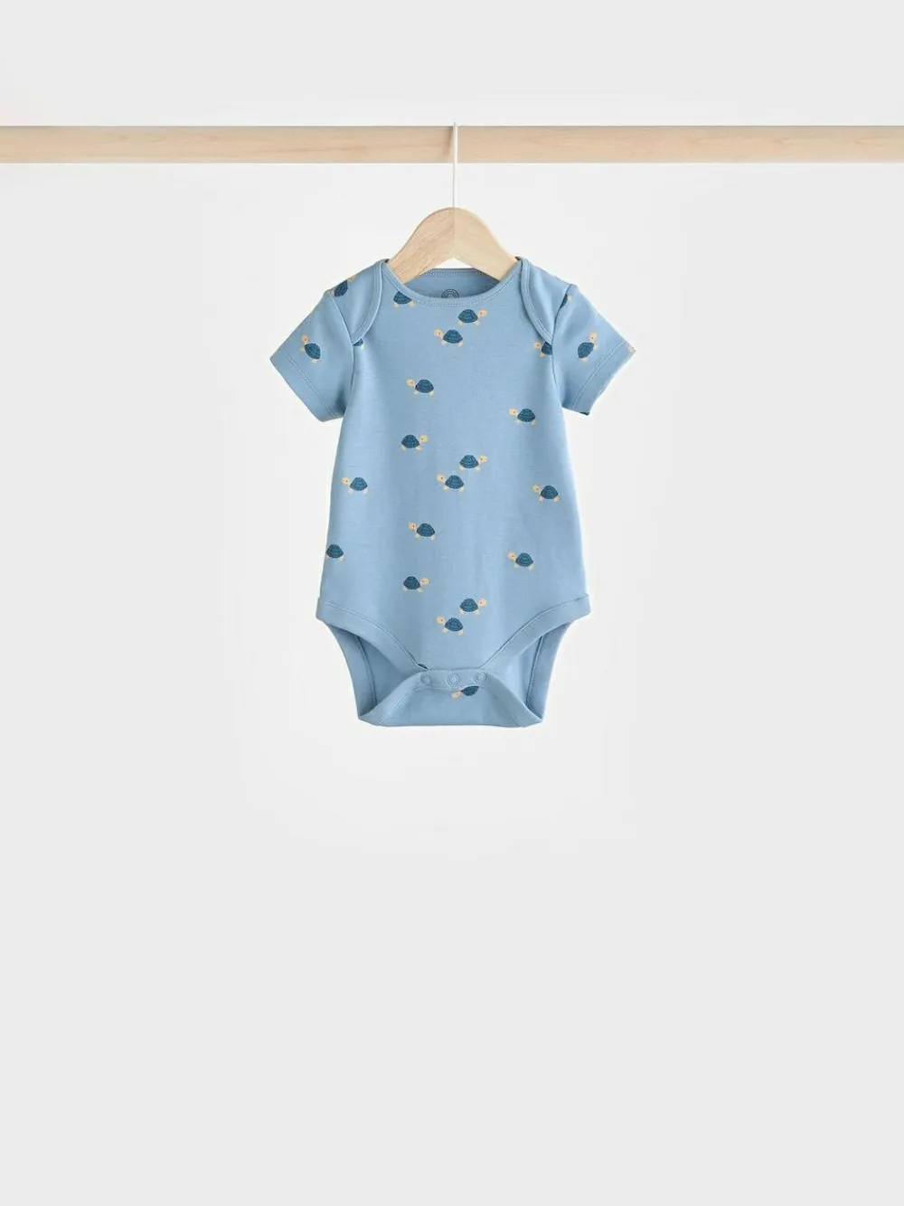 Discount Next Teal Blue Baby 100% Cotton Bodysuits 7 Pack