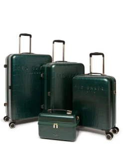 Ted Baker Icon Case Croc Vanity Case^Women Luggage