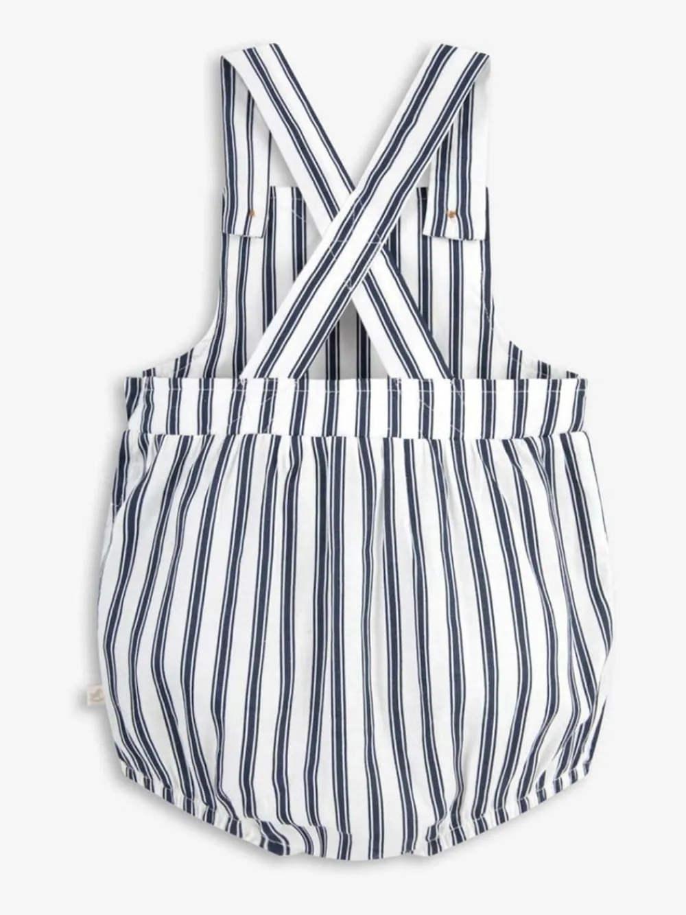 The Little Tailor Baby Woven Shorty 100% Cotton Romper^ Rompers & Overalls