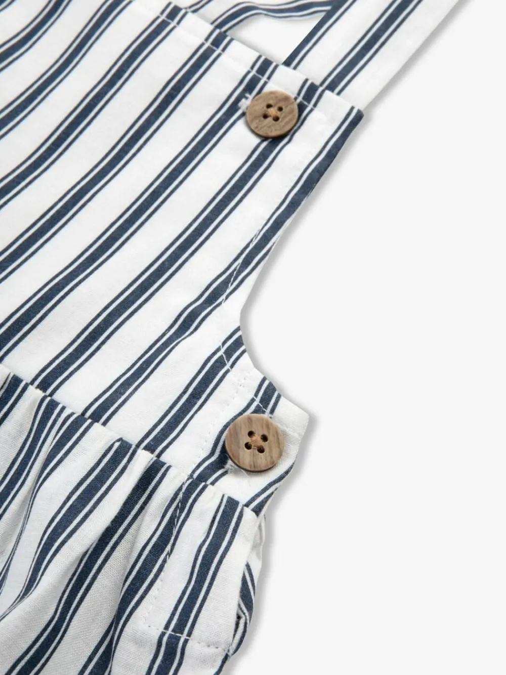 The Little Tailor Baby Woven Shorty 100% Cotton Romper^ Rompers & Overalls
