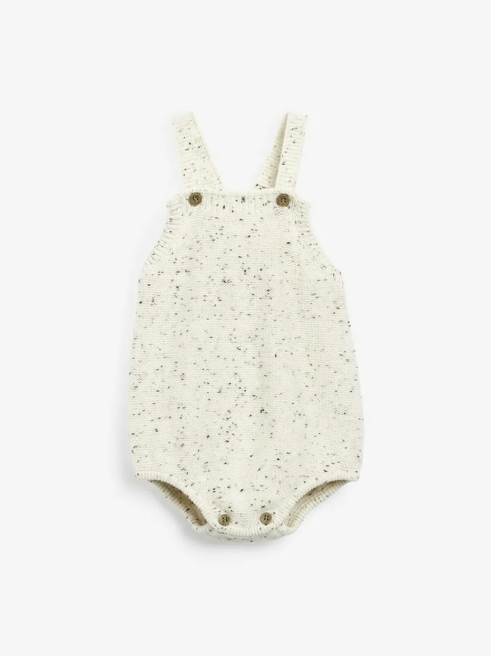 Online The Little Tailor Stylish Baby Knitted 100% Cotton Romper Oatmeal