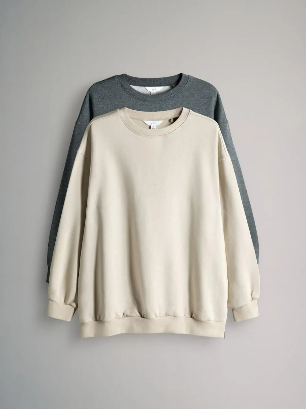 The Set 2 Pack Longline Crew Neck Sweatshirt^Women Loungewear|Hoodies & Sweatshirts