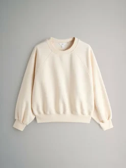 The Set 2 Pack Raglan Sweat Tops Pink/Cream^Women Hoodies & Sweatshirts
