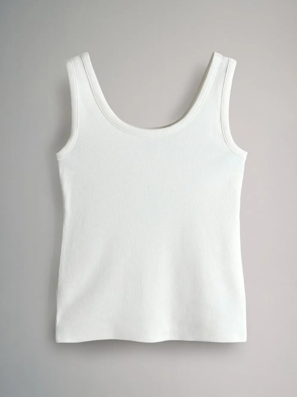 The Set 5 Pack Ribbed Scoop Neck Vests^Women Sportswear