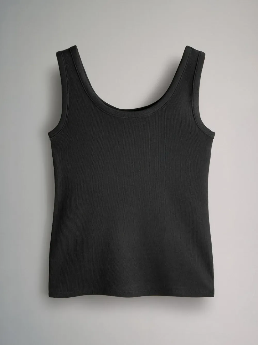 The Set 5 Pack Ribbed Scoop Neck Vests^Women Sportswear