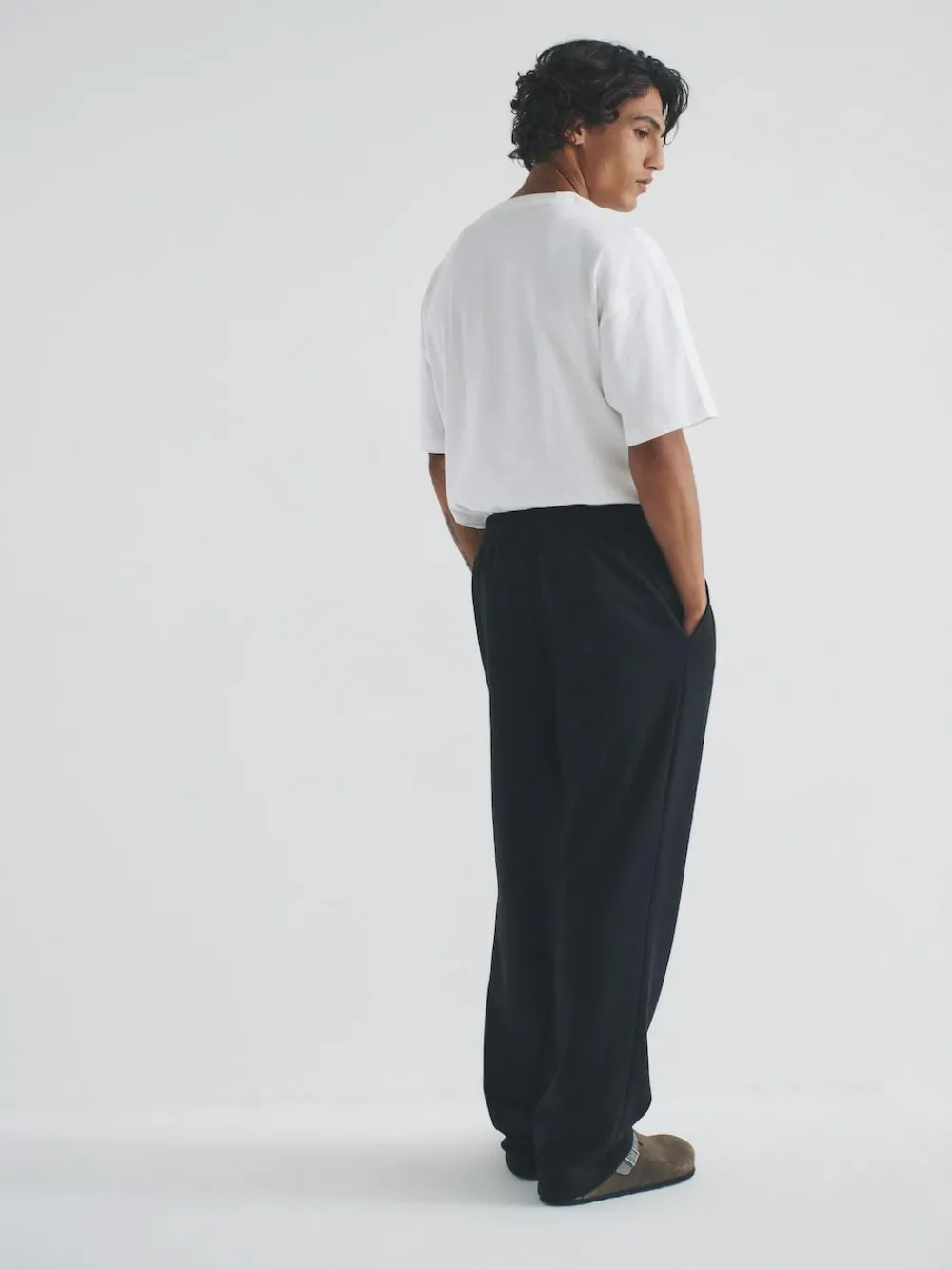 Discount The Set 4 Pack Wide Leg Joggers Black/Grey