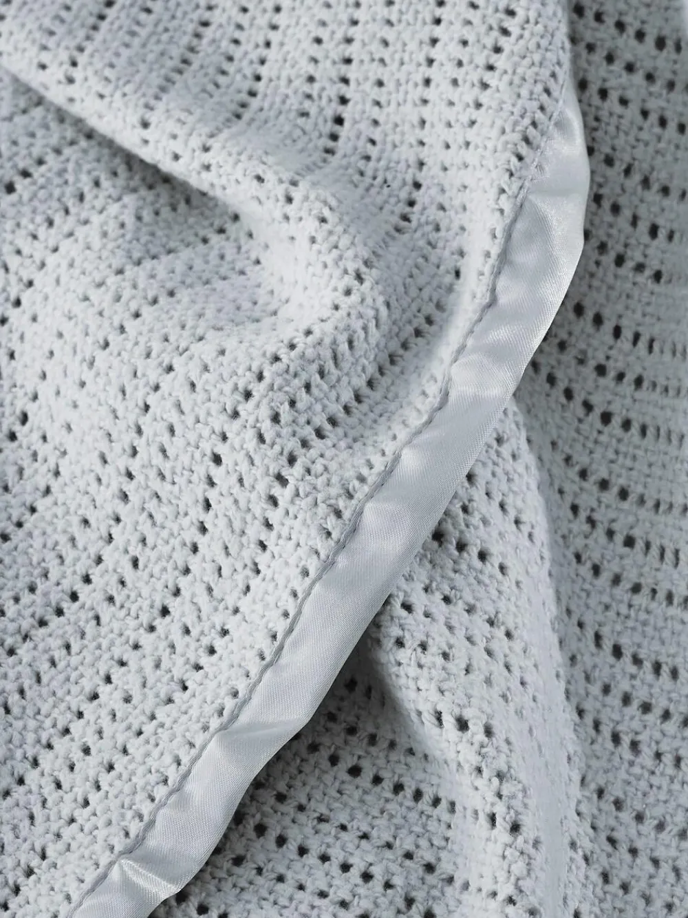 The White Company Cellular Satin Winter Blanket^ Nursery Bedding