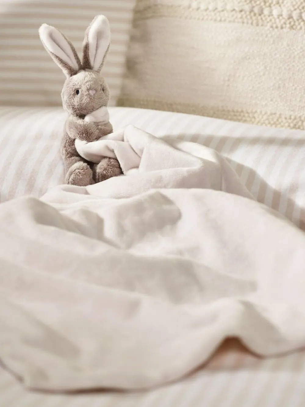 The White Company Large Pink Bonnie Bunny Comforter Blanket^ Nursery Bedding|Blankets