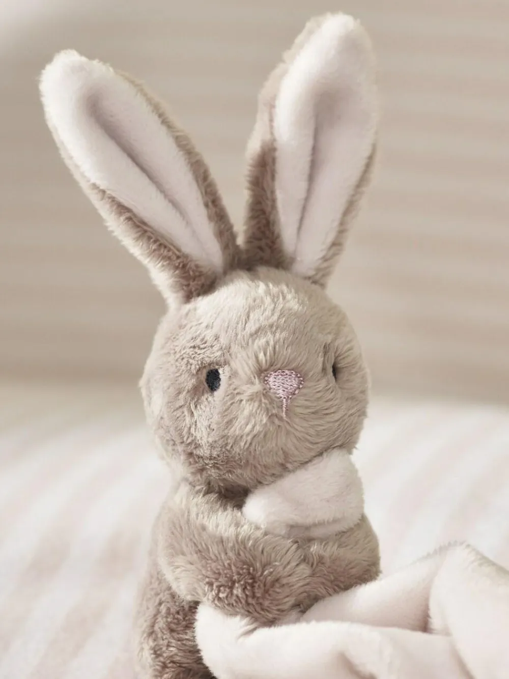 The White Company Large Pink Bonnie Bunny Comforter Blanket^ Nursery Bedding|Blankets