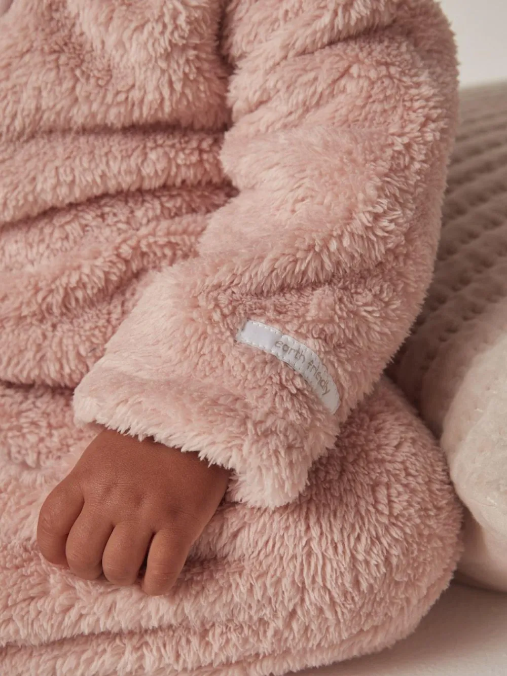 The White Company Pink Fleece Romper^ Rompers & Overalls