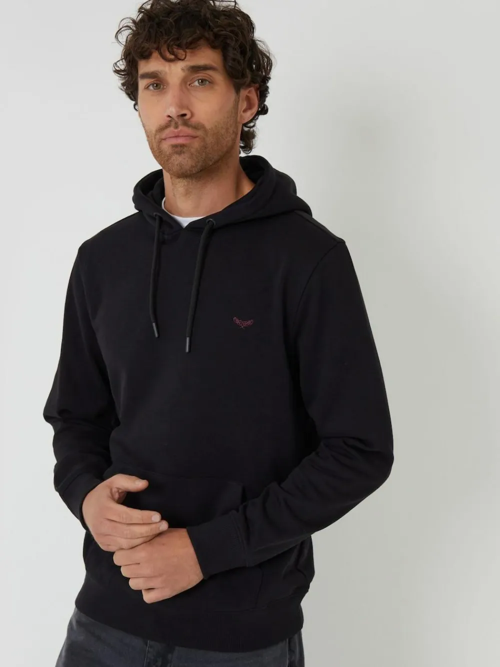 Threadbare Black Hoodie