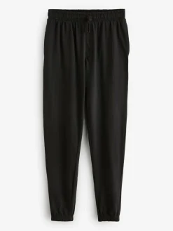 Hot Threadbare Peached Cotton Long Lounge Set Black