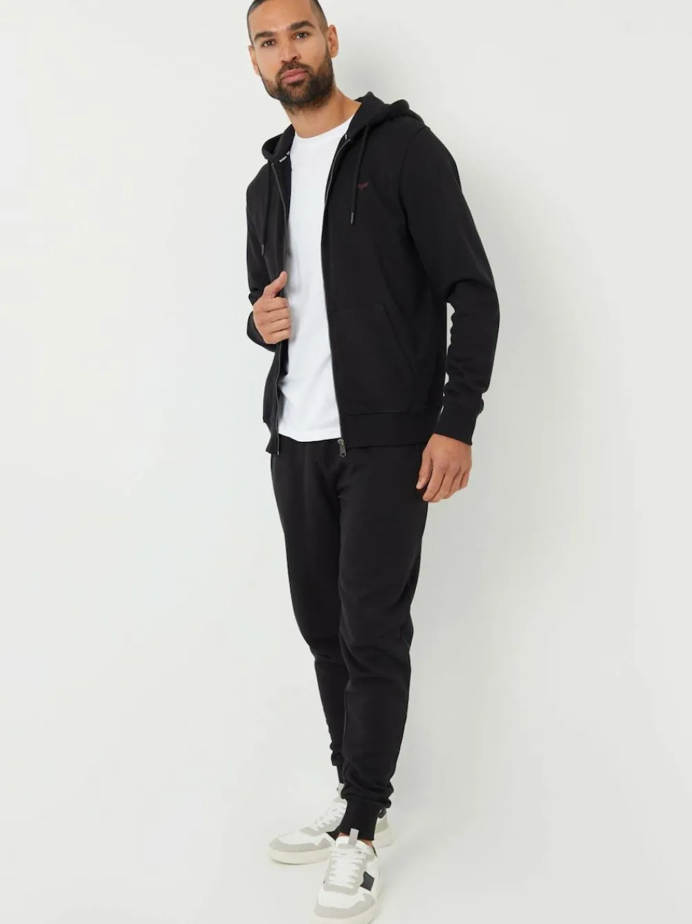 Threadbare Black Zip Through Hoodie^ Sweatshirts & Hoodies|Sweatshirts & Hoodies