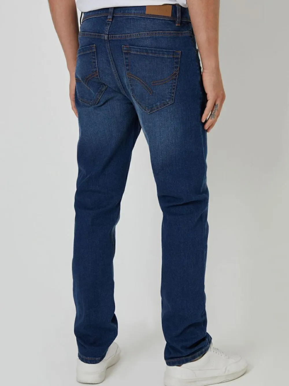 Online Threadbare Slim Fit Jeans With Stretch Blue