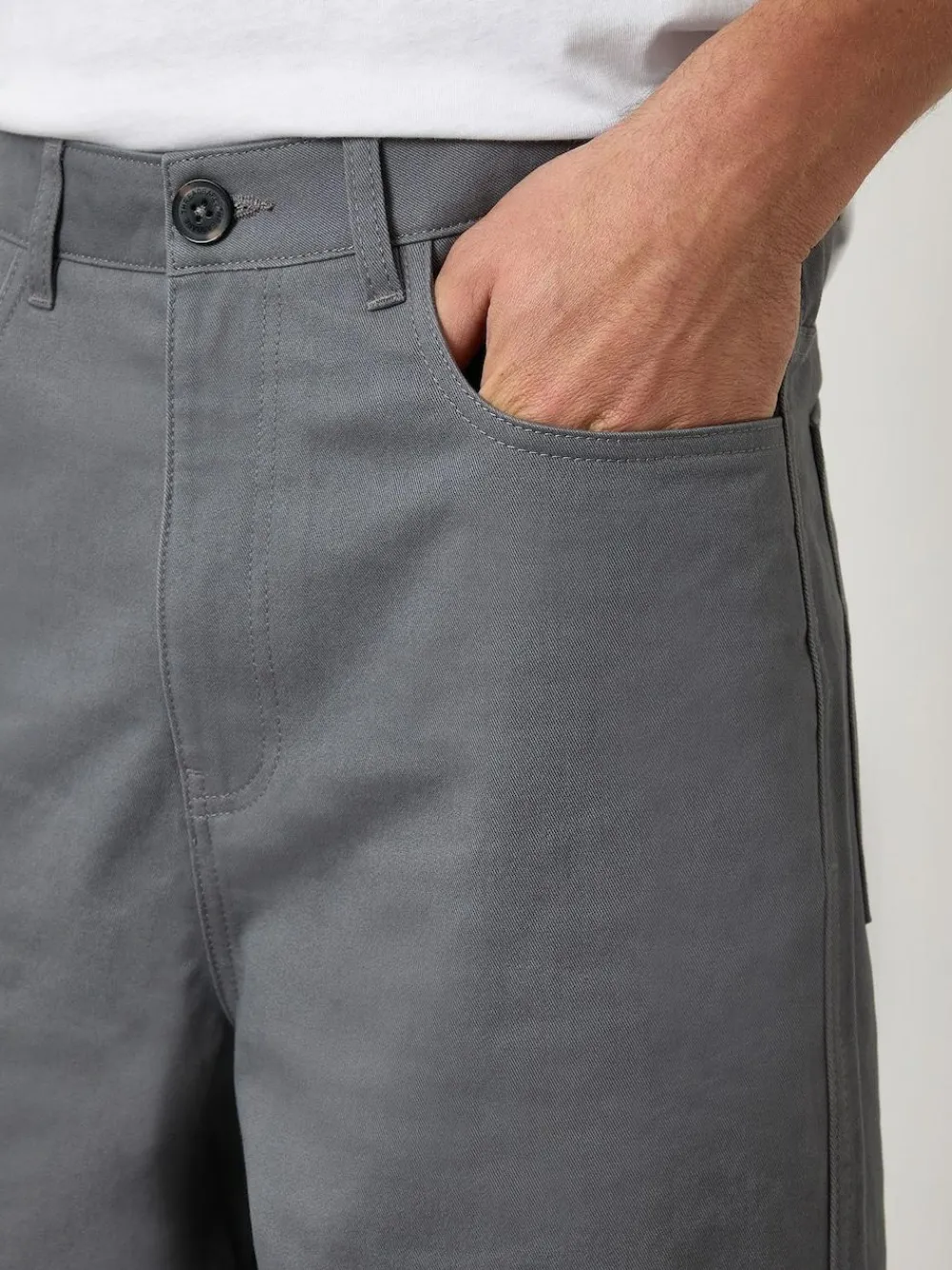 Threadbare Baggy Fit 5 Pocket Chino Trousers^ Pants & Chinos