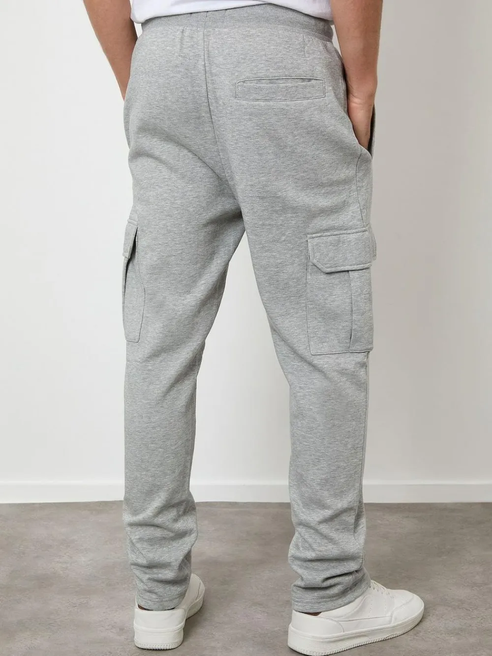 Outlet Threadbare Cargo Joggers Grey