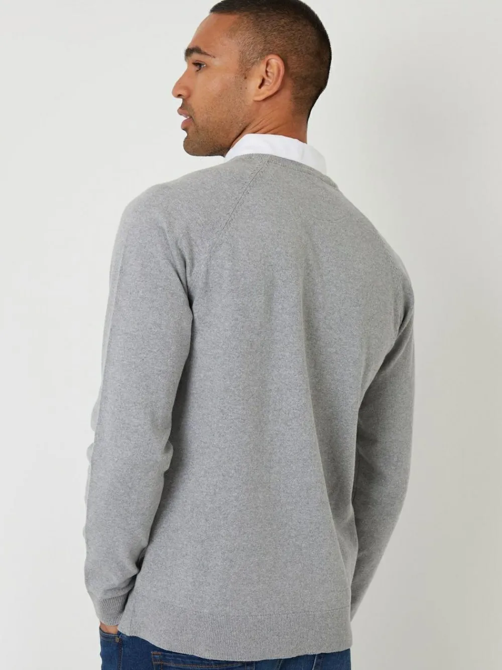 Threadbare Mock Shirt Raglan Knitted Jumper^ Knitwear|Knitwear