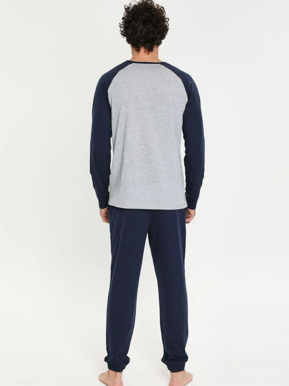 Threadbare Light Blue Blend Long Sleeve Pyjamas Set^ Pyjamas