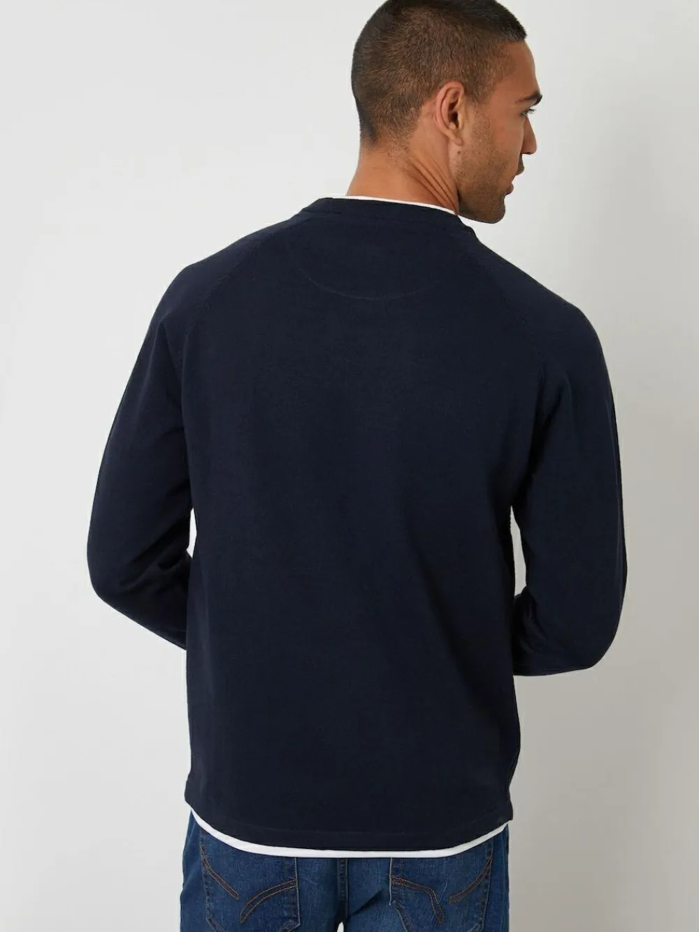 Threadbare Mock T-Shirt Textured Knit Crew Neck Jumper^ Knitwear|Knitwear