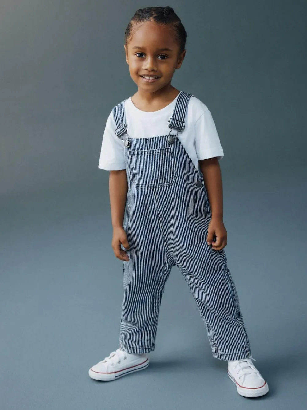 Next Ticking Stripe Dungarees (3mths-7yrs)^BOY Sets & Co-Ords|Sets & Co-Ords