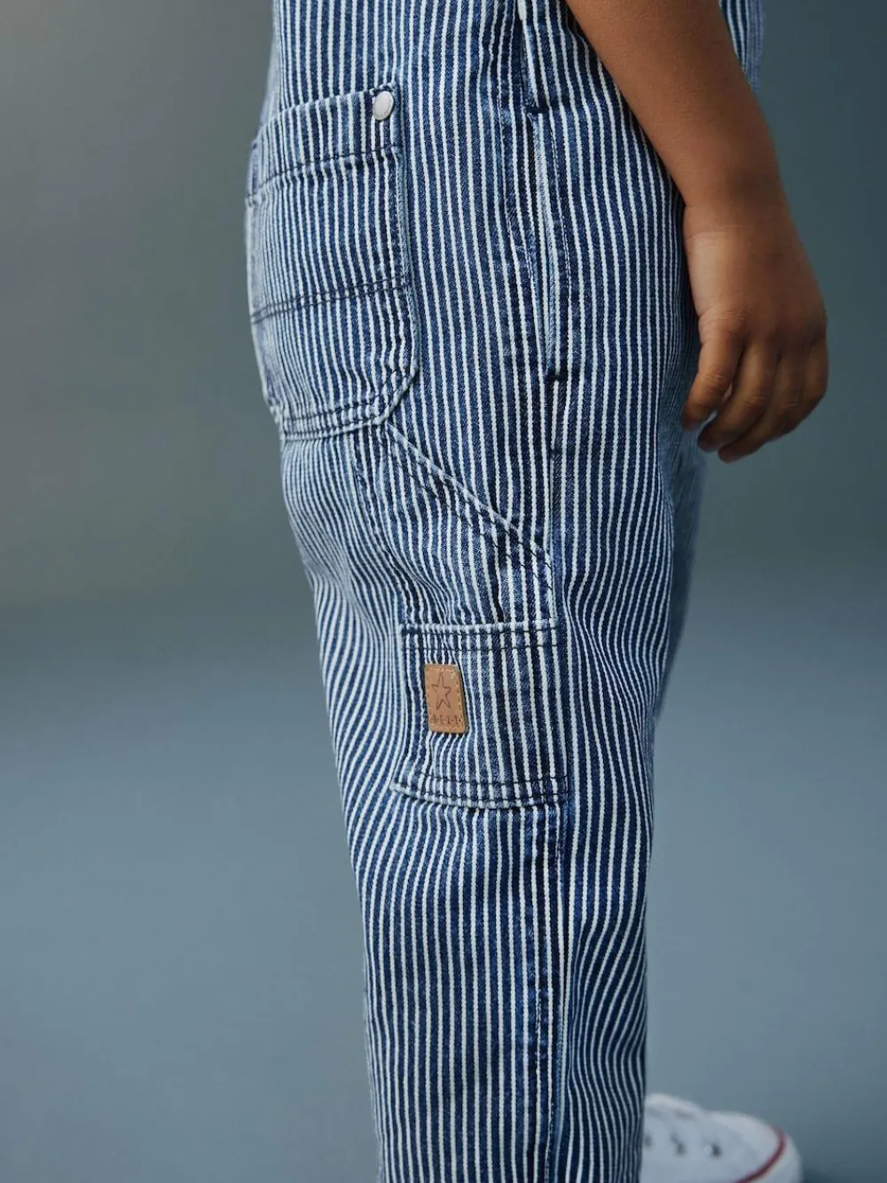 Next Ticking Stripe Dungarees (3mths-7yrs)^BOY Sets & Co-Ords|Sets & Co-Ords