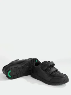 Toezone Boys Minecraft Rip Tape School Black Shoes^BOY School Shoes|Boys Shoes