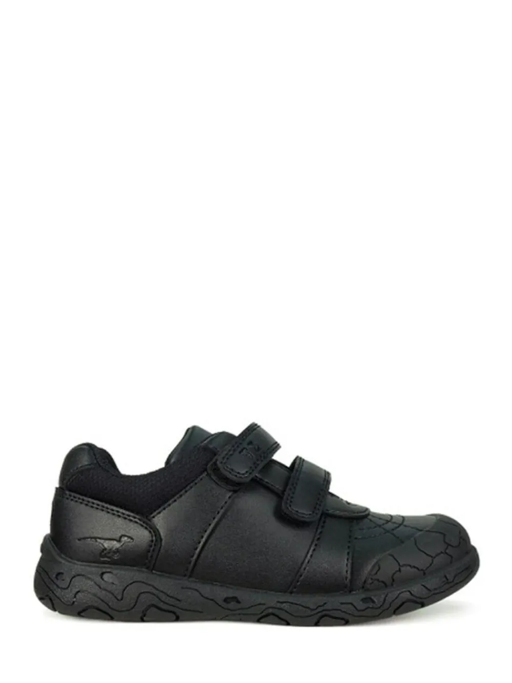 Toezone Boys Rebel Dinosaur Print School Black Shoes^BOY School Shoes|Boys Shoes