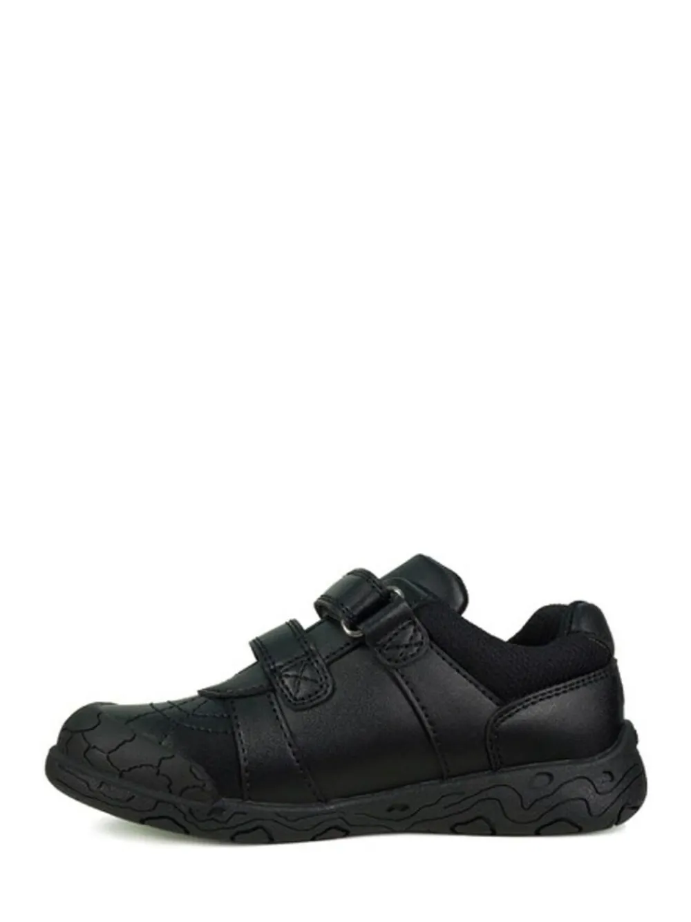Toezone Boys Rebel Dinosaur Print School Black Shoes^BOY School Shoes|Boys Shoes