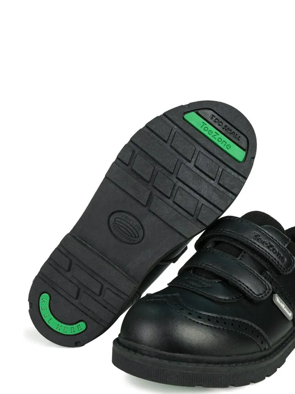 Discount Toezone Evan Boys School Shoes: Durable, comfy, non-slip and smart