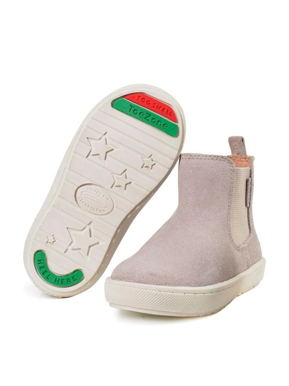 Hot Toezone Leather Gusset And Zip Boots Alma