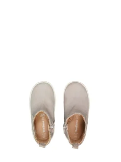 Hot Toezone Leather Gusset And Zip Boots Alma