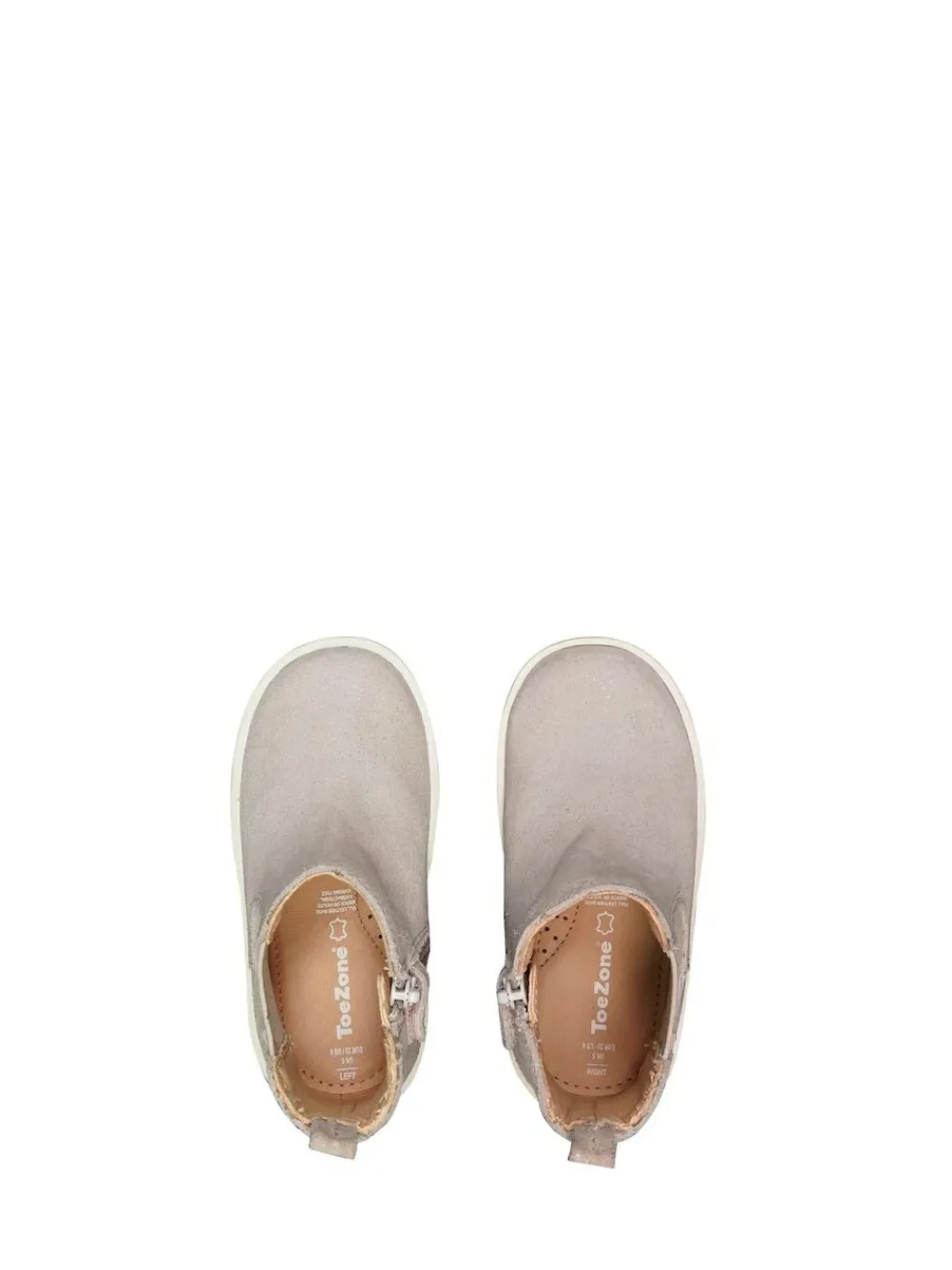 Hot Toezone Leather Gusset And Zip Boots Alma