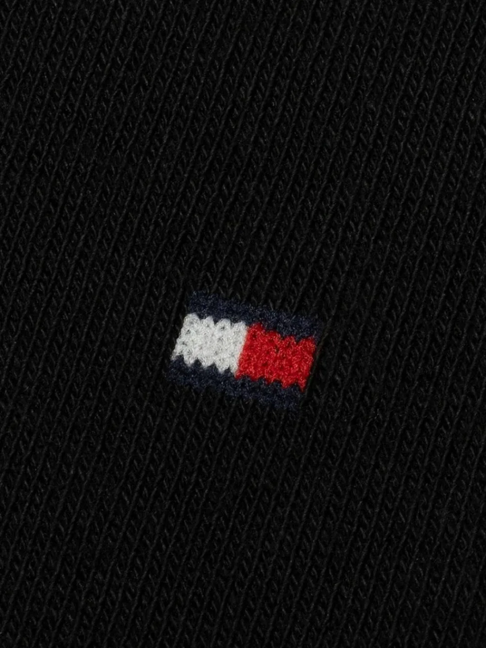 Clearance Tommy Hilfiger Black Stretch Cotton Socks 6 Pack